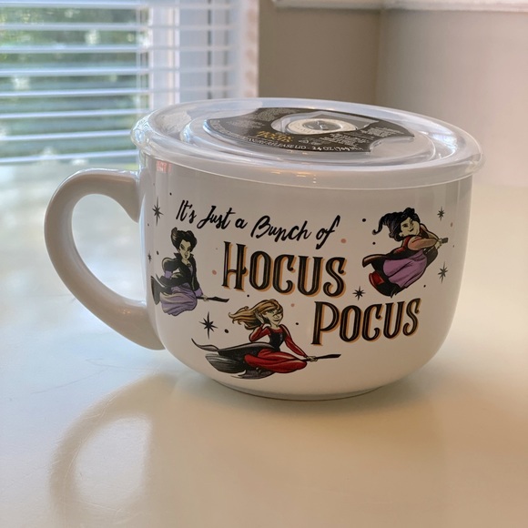 Disney Kitchen New Hocus Pocus Ceramic Soup Bowl With Pressurized
